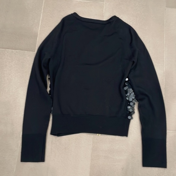 J. Crew sequin Paillette merino wool cardigan w zipper - Picture 10 of 17